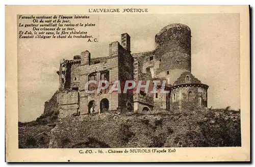 Ansichtskarte AK L&#39Auvergne Poetique Chateau de Murols