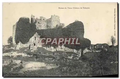 Cartes postales Ruines du vieux chateau de Talmont