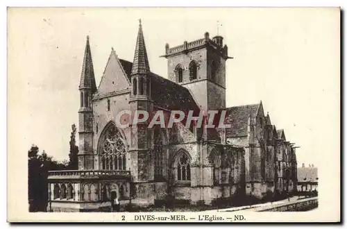 Cartes postales Dives Sur Mer L&#39Eglise