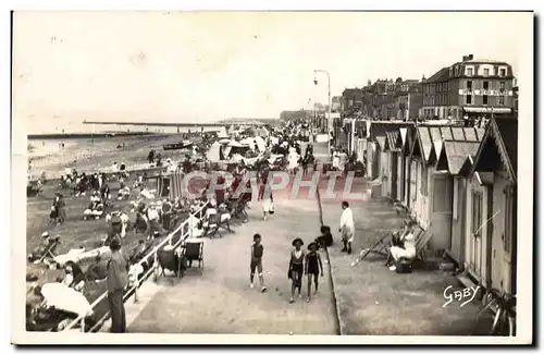 Cartes postales moderne Luc sur Mer La digue et la mer