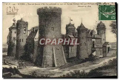 Cartes postales Rouen Tour ou Jeanne d&#39Arc fut enfermee en 1431