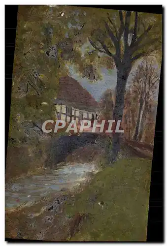 Cartes postales Fantaisie Maison (dessin a la main)