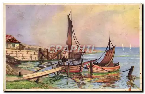 Cartes postales Fantaisie Bateau