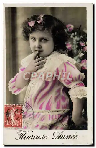 Cartes postales Fantaisie Enfant Heureuse Annee