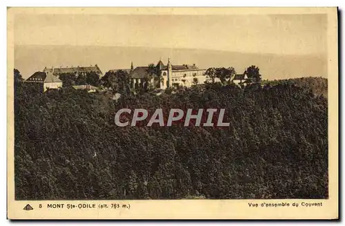 Cartes postales Mont Saint Odile Vue d'ensemble du Couvent