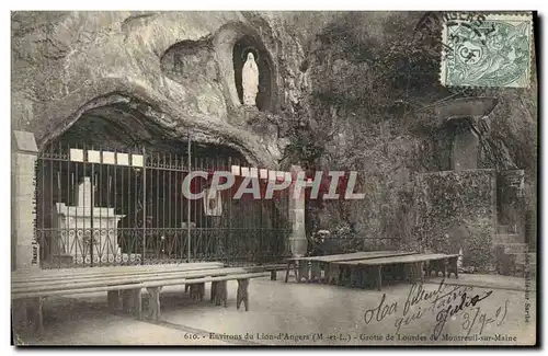 Cartes postales Environs du Lion d&#39Angers Grotte de Lourdes de Montreuil sur Maine