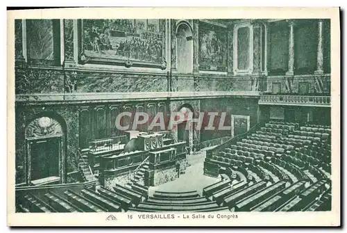 Ansichtskarte AK Versailles La Salle du Congres