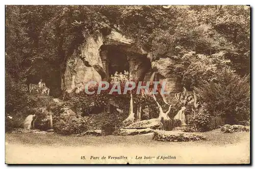 Cartes postales Versailles Les Bains d&#39Apollon