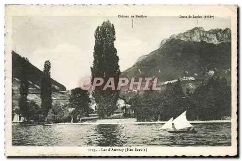 Cartes postales Lac d&#39Annecy Bateau