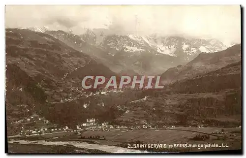 Cartes postales Saint Gervais Les Bains Vue Generale