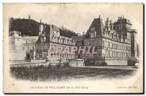 Cartes postales Chateau De Villandry