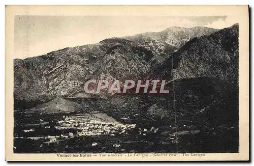 Cartes postales Vernet Les Bains Vue Generale Le Canigou