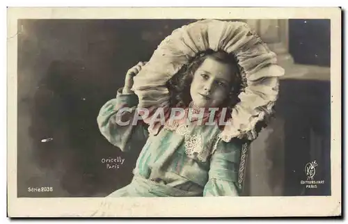 Cartes postales Fantaisie Enfant Oricelly