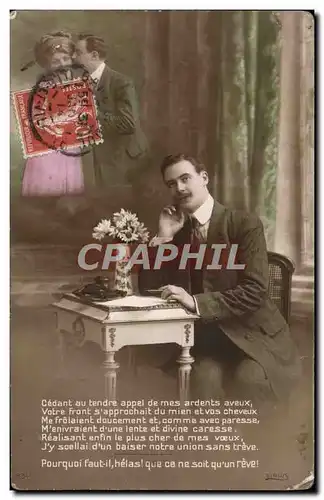 Cartes postales Fantaisie Homme