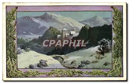 Cartes postales Fantaisie Paysage de montagne