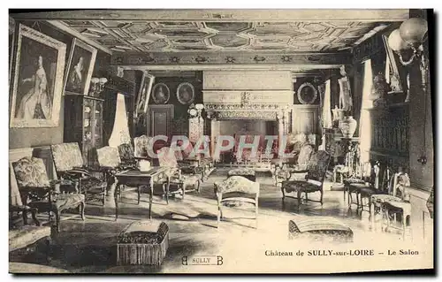 Cartes postales Chateau De Sully Sur Loire Le Salon