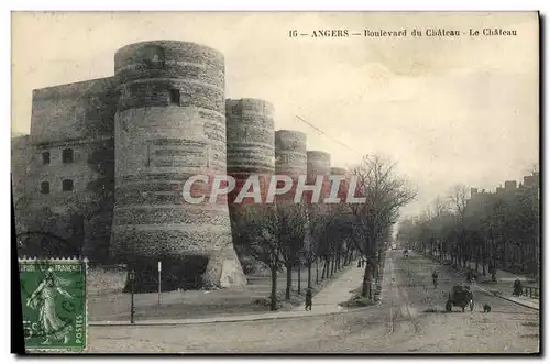 Cartes postales Angers Boulevard Du Chateau Le Chateau