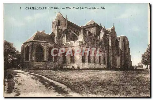 Cartes postales Cathedrale De Dol Cote Nord