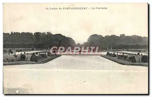 Ansichtskarte AK Palais De Fontainebleau Le Parterre