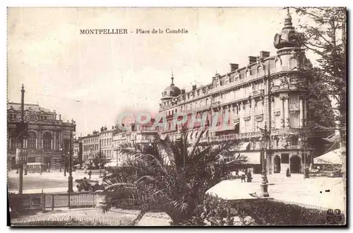 Cartes postales Montpellier Place De La Comedie