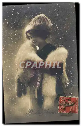 Cartes postales Fantaisie Femme Bonne Annee