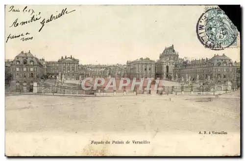 Ansichtskarte AK Facade Du Palais De Versailles