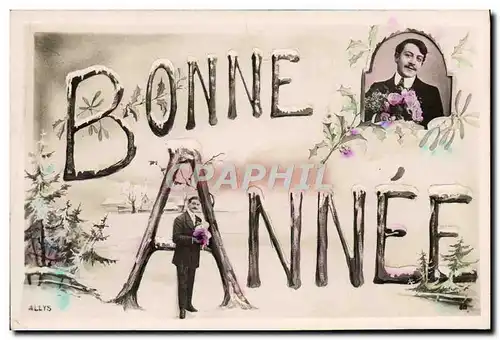 Cartes postales Fantaisie Bonne annee