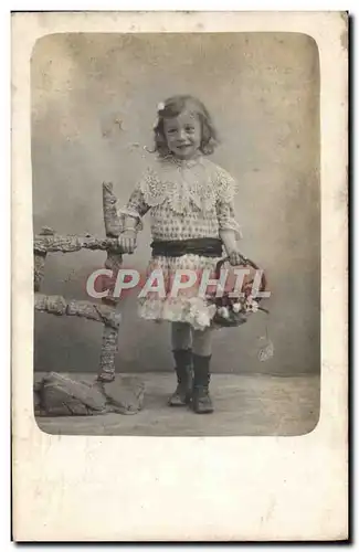 CARTE PHOTO Enfant