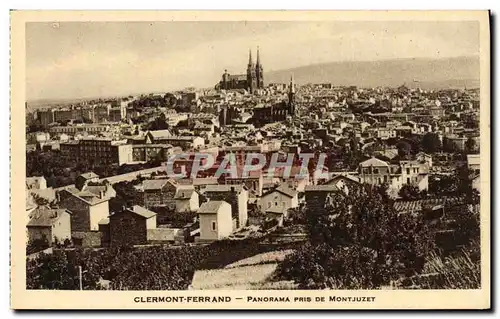 Cartes postales Clermont Ferrand Panorama Pris De Montjuzet