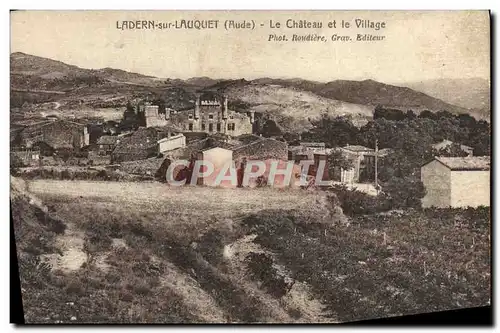 Cartes postales Ladern Sur Lauquet Le chateau et le village