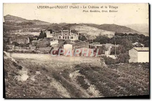 Cartes postales Ladern Sur Lauquet Le chateau et le village