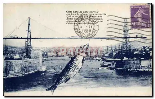 Cartes postales Marseille Sardine Poisson