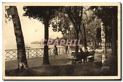 Ansichtskarte AK Evian Les Bains Le jardin anglais