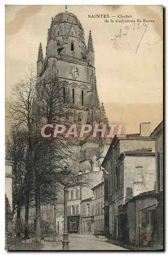 Cartes postales Saintes Clocher De La Cathedrale St Pierre