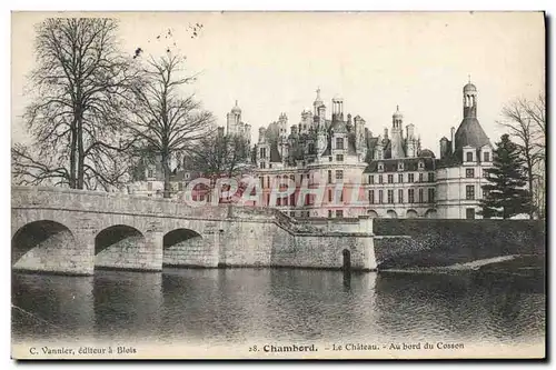 Ansichtskarte AK Chambord Le Chateau Au bord du Cosson