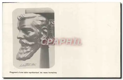 Cartes postales Fragnent D&#39Une Table Representant Les Quatre Ages Par Constant Vez