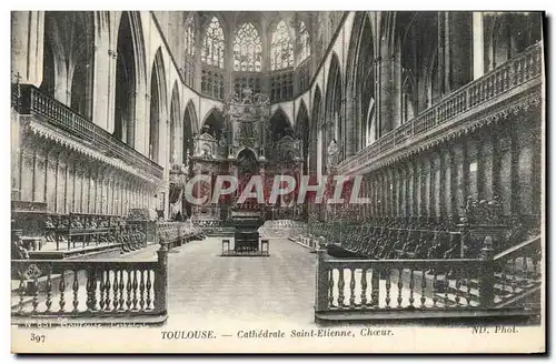 Ansichtskarte AK Toulouse Cathedarle Saint Etienne Choeur