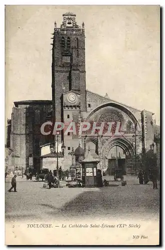 Cartes postales Toulouse La Cathedrale Saint Etienne