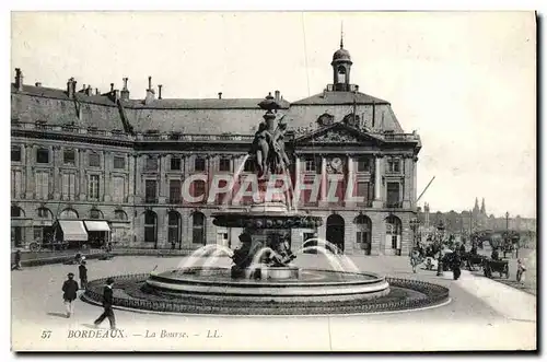 Cartes postales Bordeaux La Bourse