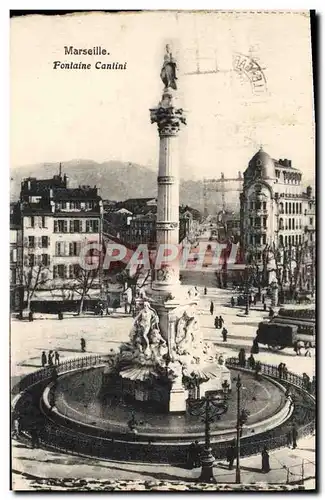 Cartes postales Marseille Fontaine Cantini