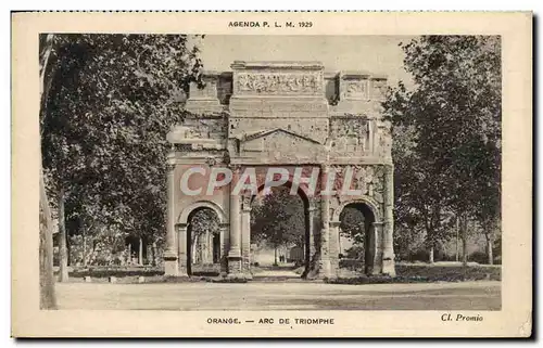 Cartes postales Orange Arc de Triomphe