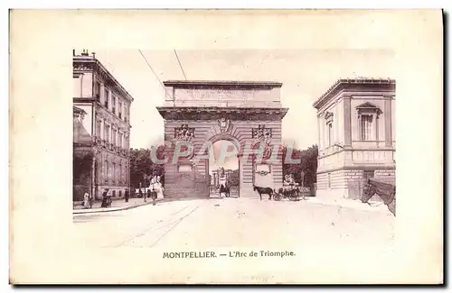 Cartes postales Montpellier L&#39Arc de Triomphe