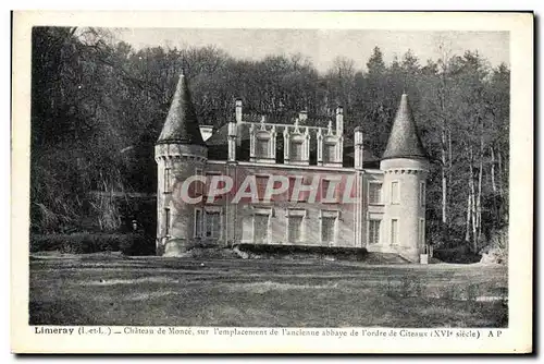 Ansichtskarte AK Limeray Chateau de Monce sur l&#39emplacement de l&#39ancienne abbaye de l&#39ordre de Citeaux