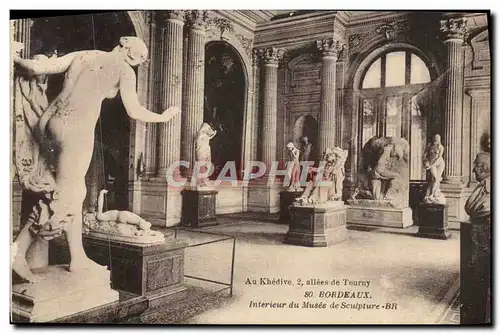 Cartes postales Bordeaux Interieur du Musee de Sculpture