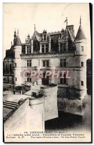 Ansichtskarte AK Chenonceaux Le Chateau Ensemble et Facade Thomas Bohier