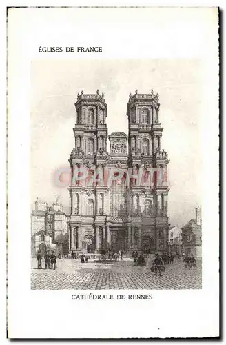 Cartes postales Cathedarle De Rennes