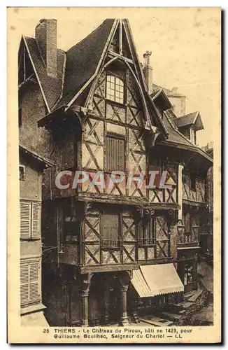 Cartes postales Thiers Le Chateau du Piroux