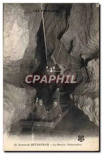 Cartes postales Grottes de Betharram La Riviere Debarcadere Bateau