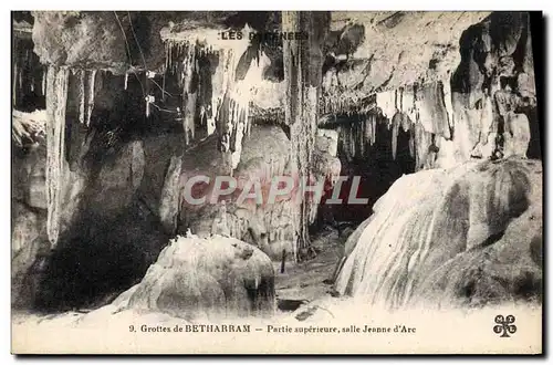 Cartes postales Grottes de Betharram Partie Superieure salle Jeanne d'Arc