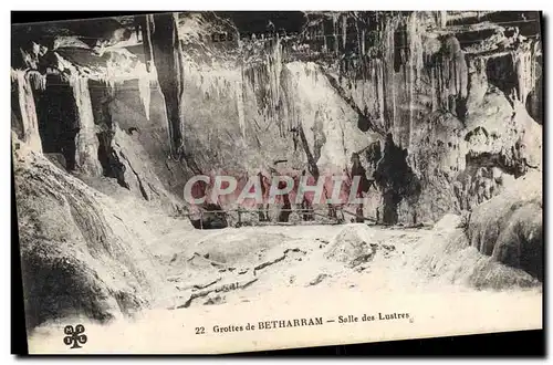 Cartes postales Grottes de Betharram Salle des Lustres